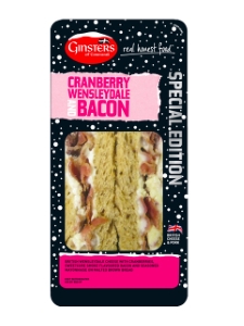 Ginsters Cranberry Wensleydale and Bacon